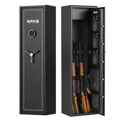 RPNB Fingerprint Rifle Gun Safe RP7FR RPNB Black  - USASafeAndVault