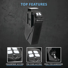 Barska Quick Access Biometric Keypad Handgun Desk Safe BRAX13092 Barska   - USASafeAndVault