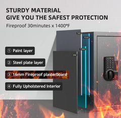 AEGIS Fireproof Home and Office Safe Aegis   - USASafeAndVault