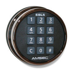 AMSEC ESL5 Safe Lock AMSEC Black Nickel - USASafeAndVault