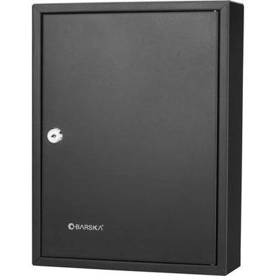 Barska CB13232 42-Key Adjustable Lock Box with Key Lock – Wall Mount, Black Barska - USASafeAndVault