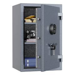 RPNB Large Fireproof Biometric Home Safe RPFS66 RPNB Grey  - USASafeAndVault