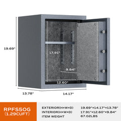 RPNB High Capacity Digital Fireproof Safe RPFS50 RPNB   - USASafeAndVault