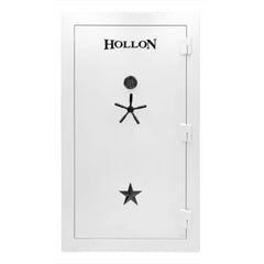 Hollon Republic Two Hour Fireproof Gun Safe RG-42 White Hollon White S&G Spyproof Dial Lock - USASafeAndVault