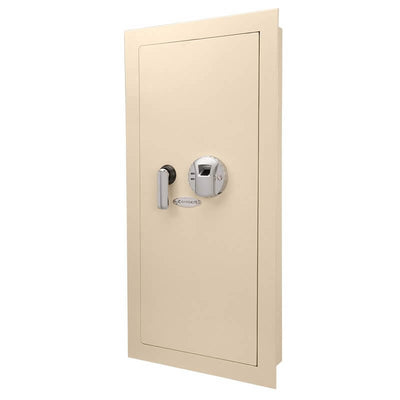 Barska Large Beige Biometric Wall Safe BRAX12408 Refurbished Barska   - USASafeAndVault