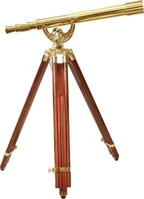 Barska 18x 50mm Anchormaster Classic Brass Telescope AA10618 Barska   - USASafeAndVault