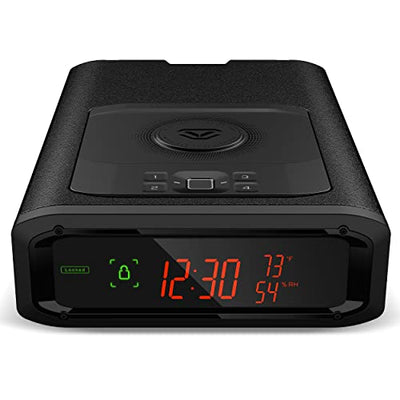 VAULTEK Smart Station Home Centric Biometric Smart Safe with Bluetooth 2.0 and Auto Open Drawer + Wireless Phone Charger (Covert Black) VAULTEK   - USASafeAndVault
