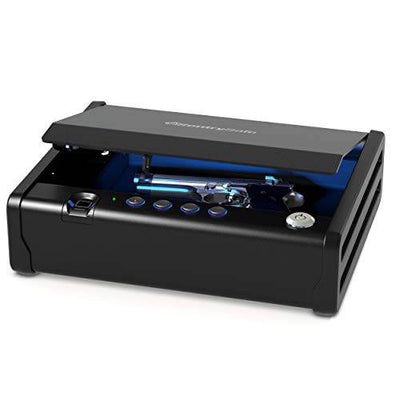 SentrySafe QAP1BLX Biometric Gun Safe with Interior Light, 1 Handgun Capacity SentrySafe   - USASafeAndVault