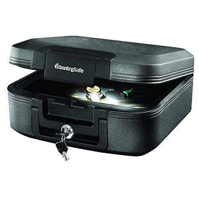SentrySafe CHW20205 Fireproof Waterproof Box with Key Lock and Interior Light, 0.28 Cubic Feet SentrySafe   - USASafeAndVault
