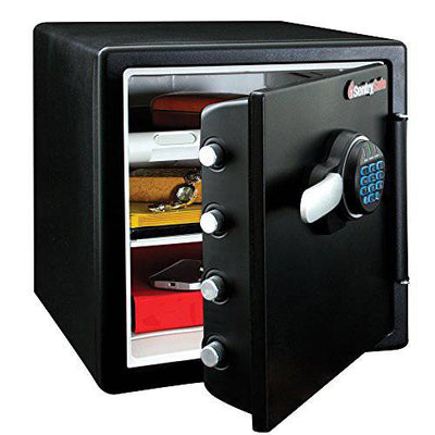 SentrySafe SFW123FUL Fireproof Waterproof Safe with Digital Keypad, 1.23 Cubic Feet, black SentrySafe   - USASafeAndVault
