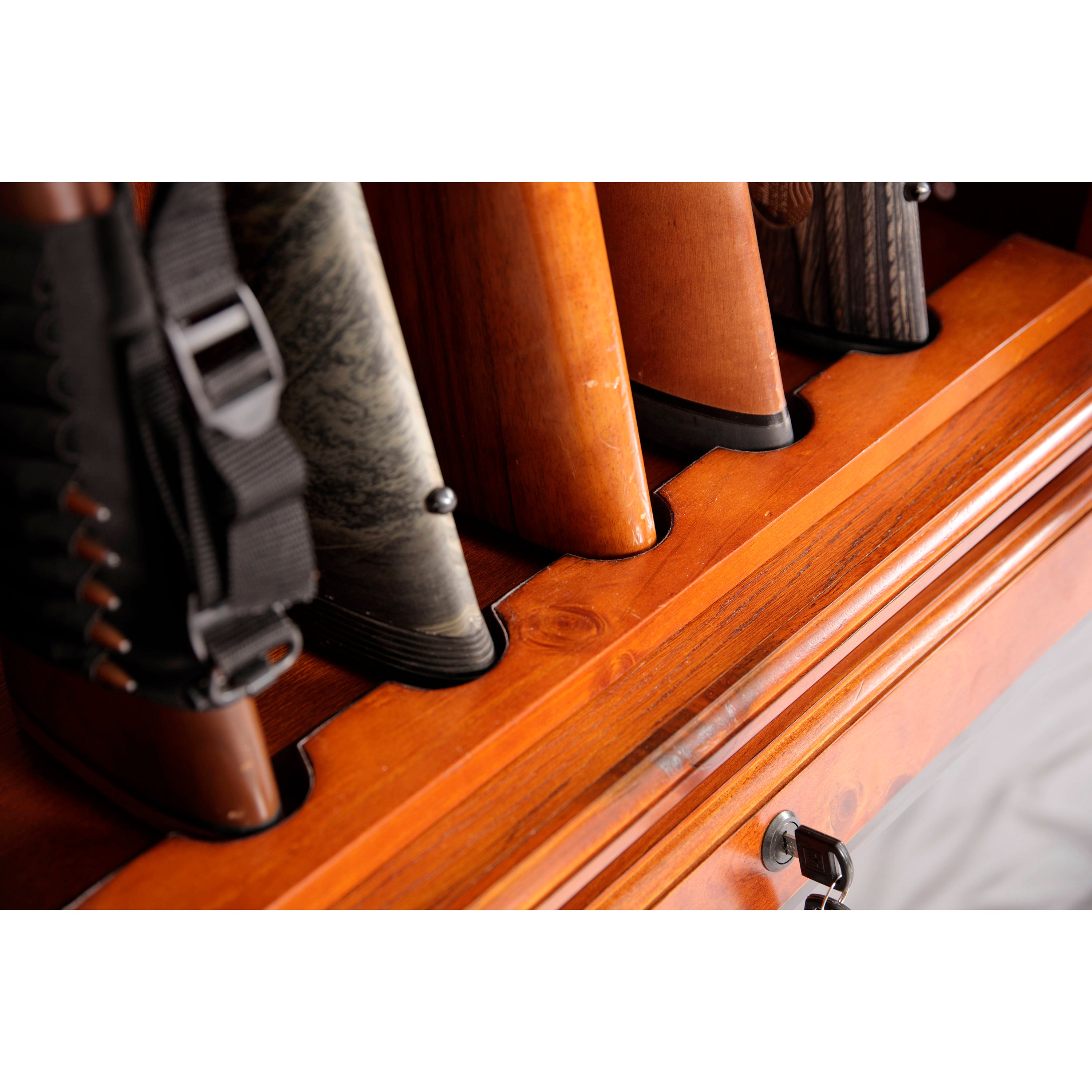American Furniture Classics Slanted Base Gun Cabinet 898 American Furniture Classics   - USASafeAndVault