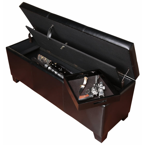 Real Guard Bench American Furniture Classics Concealment Gun Bench 502 – USA Safe & Vault