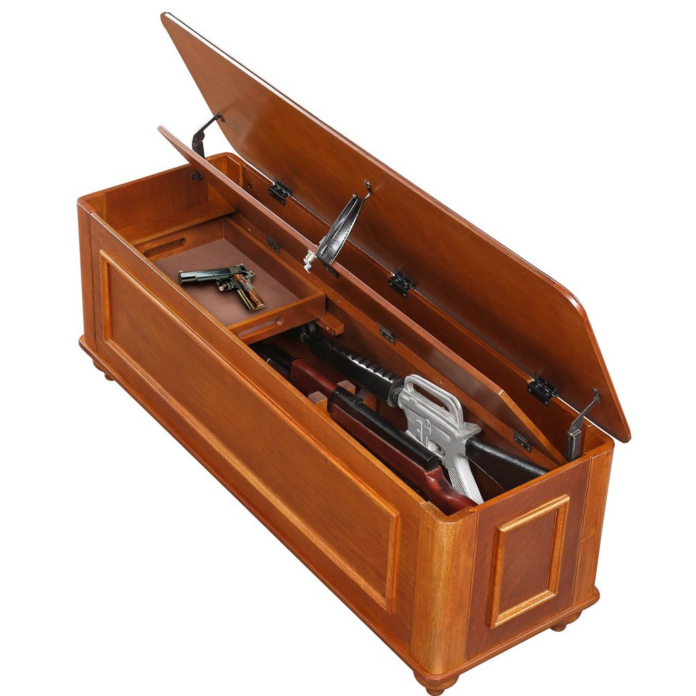 American Furniture Classics Hope Chest with Gun Concealment 540 American Furniture Classics 540 Medium Brown - USASafeAndVault