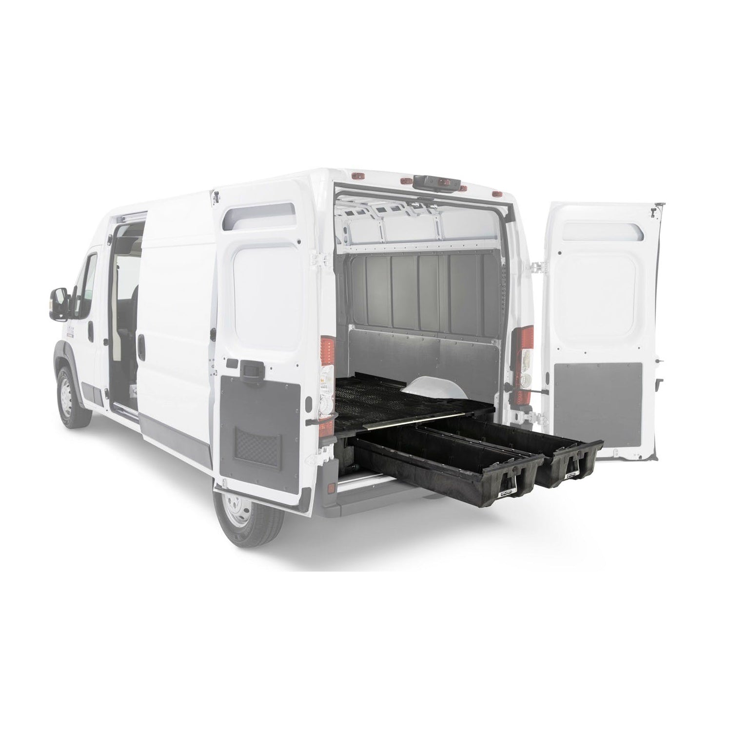 Decked Ford Econoline Cargo Van Storage System (1992-2014) VNFD92ECXT65 Decked   - USASafeAndVault