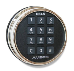 AMSEC BFX7240 AMSEC ESL5 Chrome 5-Spoke Handle - USASafeAndVault