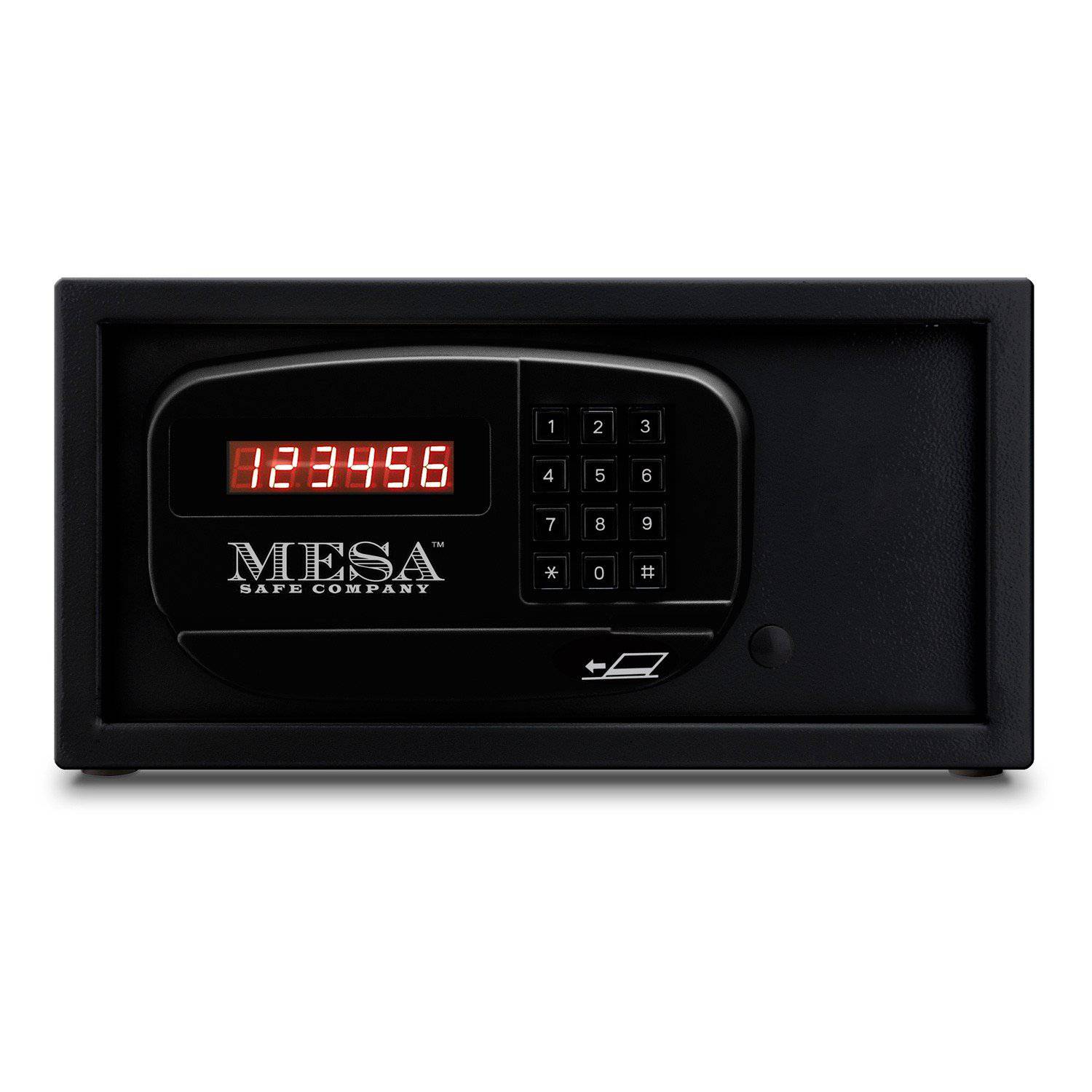 MESA Hotel Safe w/ Card Swipe MH101 Mesa Safe Black Keyed Alike - USASafeAndVault