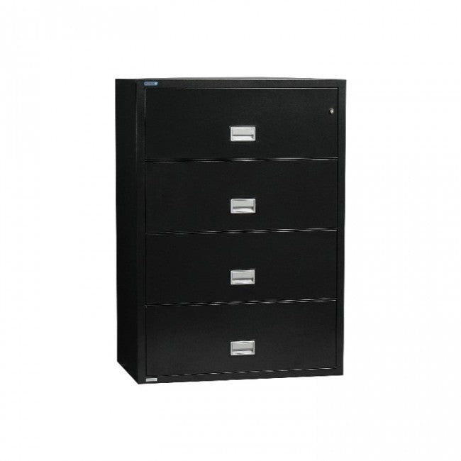 Phoenix Lateral 38-Inch 4-Drawer Fireproof File Cabinet LAT4W38B Phoenix Safe   - USASafeAndVault