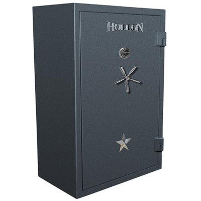 Hollon Republic Two Hour Fireproof Gun Safe RG-39 Hollon Chrome Trim S&G Spyproof Dial Lock - USASafeAndVault