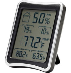 Hygrometer - Displays temperature and humidity SnapSafe   - USASafeAndVault