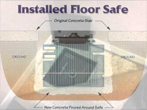Hayman Small Polyethylene Floor Safe S1200 with DOOR