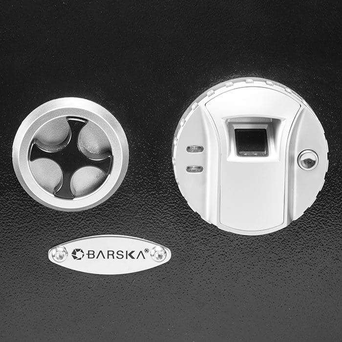 Barska Biometric Wall Safe (Right Opening Door) AX12038 Barska   - USASafeAndVault