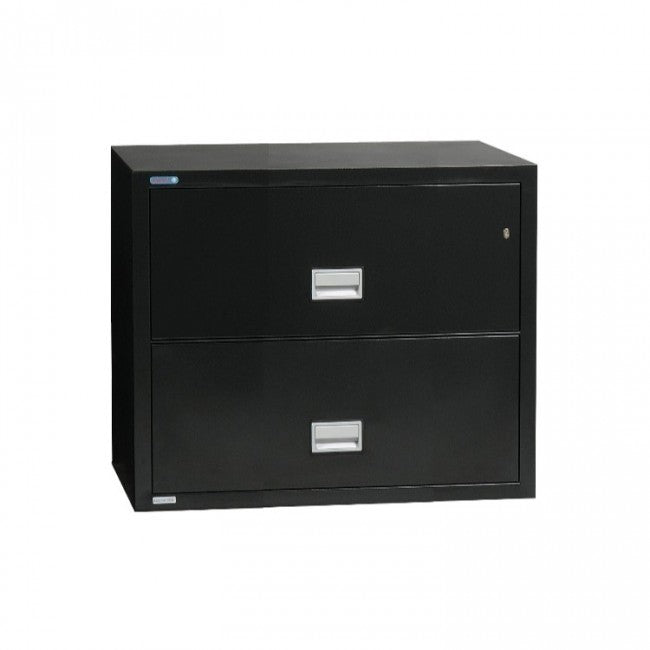 Phoenix Lateral 31-inch 2-Drawer Fireproof File Cabinet LAT2W31B Phoenix Safe   - USASafeAndVault