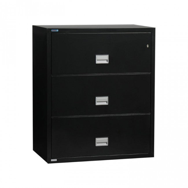 Phoenix Lateral 31 Inch  3-Drawer Fireproof File Cabinet LAT3W31B Phoenix Safe   - USASafeAndVault