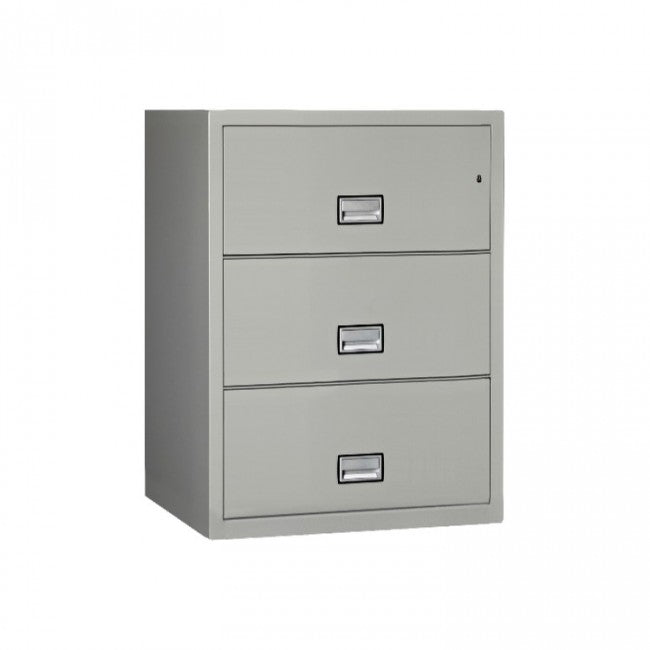 Phoenix Lateral 31 Inch 3-Drawer Fireproof File Cabinet LAT3W31LG Phoenix Safe   - USASafeAndVault