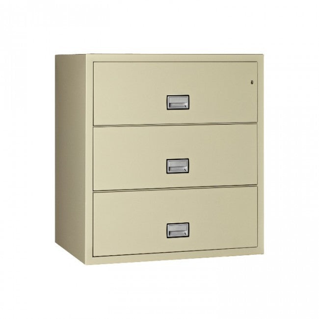 Phoenix Lateral 38 inch 3-Drawer Fireproof File Cabinet LAT3W38P Phoenix Safe   - USASafeAndVault