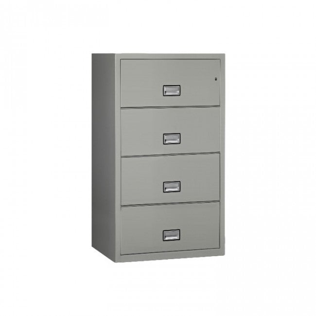 Phoenix Lateral 31-Inch 4-Drawer Fireproof File Cabinet LAT4W31LG Phoenix Safe   - USASafeAndVault