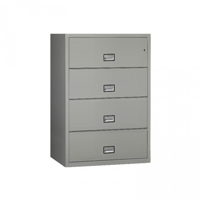 Phoenix Lateral 38-Inch 4-Drawer Fireproof File Cabinet LAT4W38LG Phoenix Safe   - USASafeAndVault